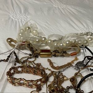 Chic Gold and Silver Costume Jewelry.